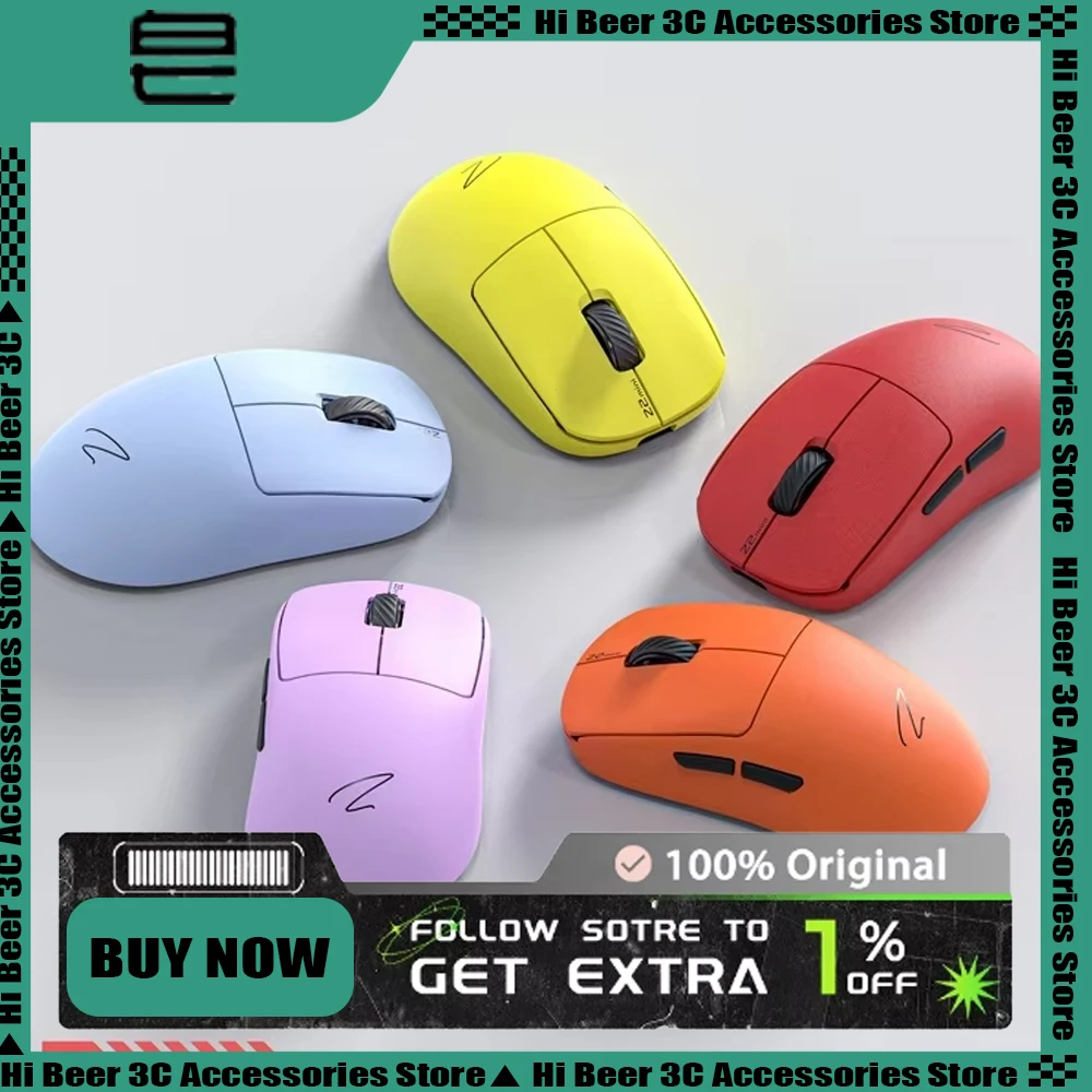 New Zaopin Z2 Mini Mouse PAW3950 Three Mode 8K Wireless Gaming Mouse Nordic 52840 Lightweight Mice Custom PC Gamer Accessories