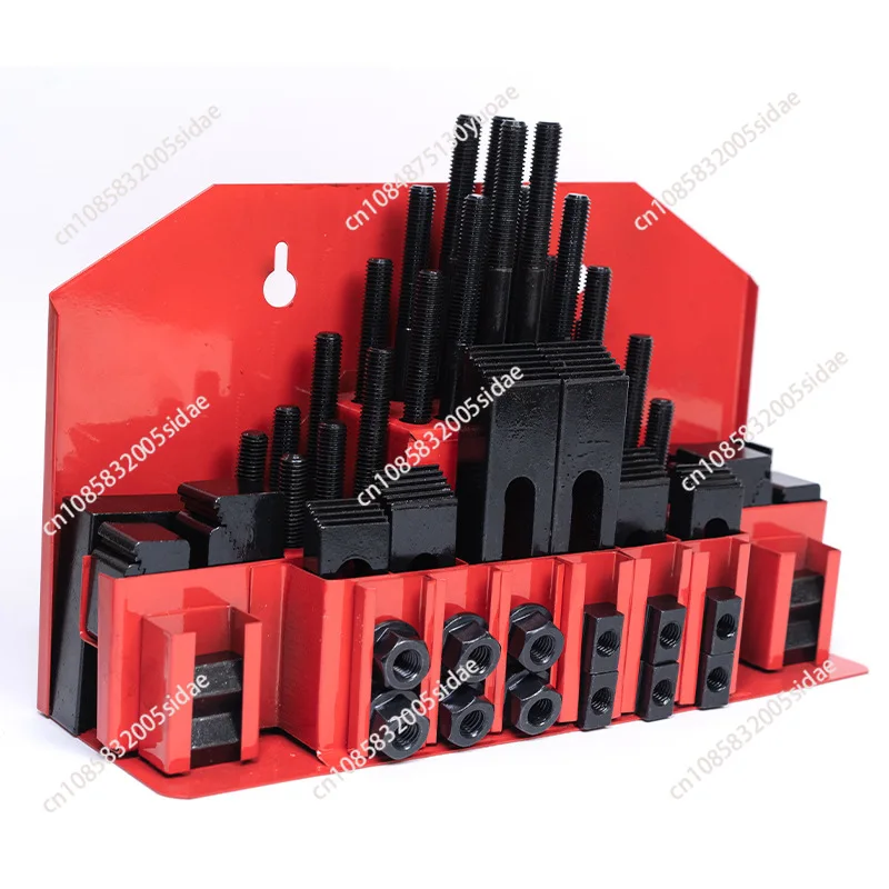 Milling Machine Clamping Set 58pcs Mill Clamp Kit Vice M12 Universal Fixture Screw Set Pressure Plate Processing Parts