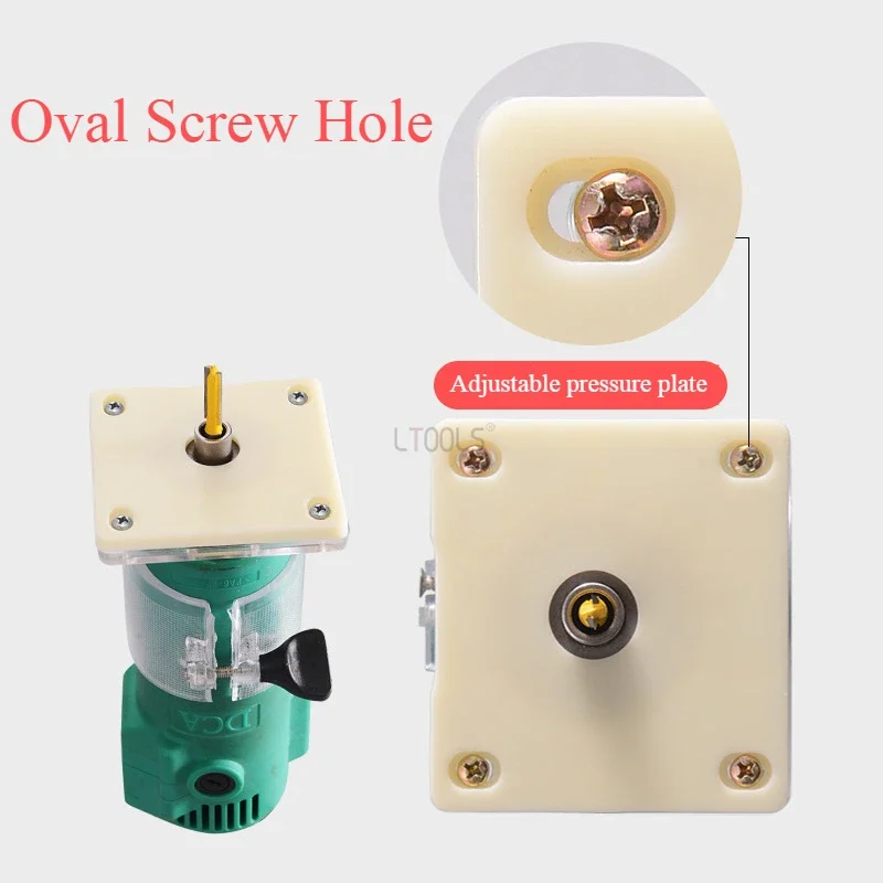 Special Tool For Opening Wooden Door Lock Holes Door Lock Install Mold+Adjustable Center Pressure Plate/Avoid Drill Sample Gauge