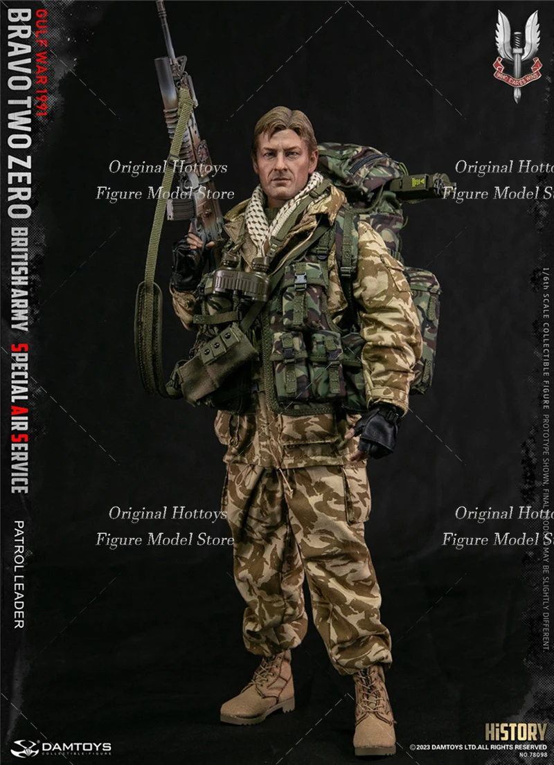 DAMTOYS 78098 1/6 Scale Men Soldier B20 British Army Special Air Service Patrol Leader Full Set 12-inches Action Figure Doll