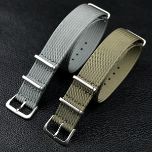 High quality nylon clock bracelet for omega 20mm 22mm 18mm Bracelet for Seiko Casual Army Sports Bracelet Replace 10 Main Sales Watch Omega - №7