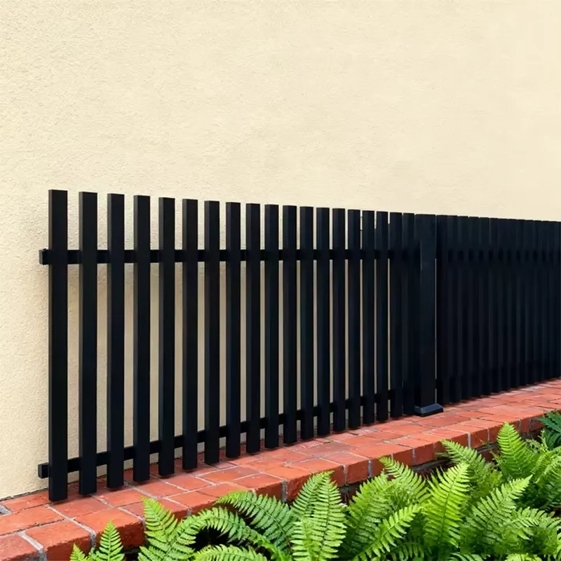 for Aluminum Alloy Heat Powder Coated 6 Foot Security Privacy Fence Panels Easily Assembled Eco-Friendly Durable Garden House