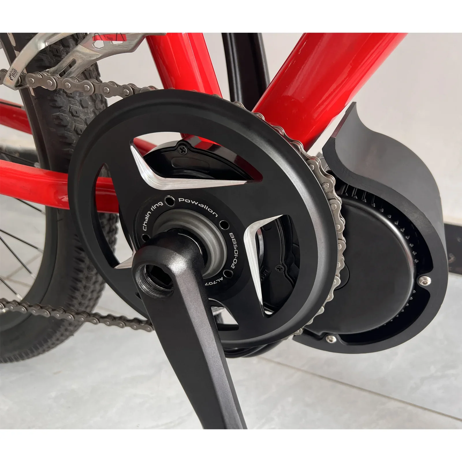 Ebike mittelmontierte Motorschutzabdeckung, anwendbar auf dem BBS0102 mittelmontierten Motor, Elektrofahrrad-Modifikationskit – Detail 1