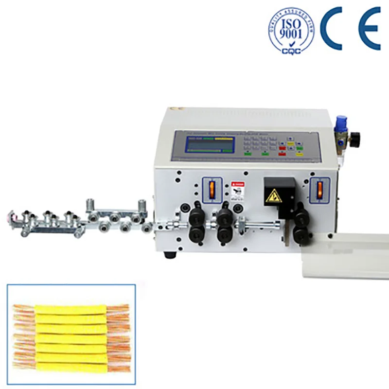 SWT508-MAX Computer Sheathed Cable Wire Stripping Cutting Peeling Machine, for Cable Crimping and Peeling From 0.3-25mm²