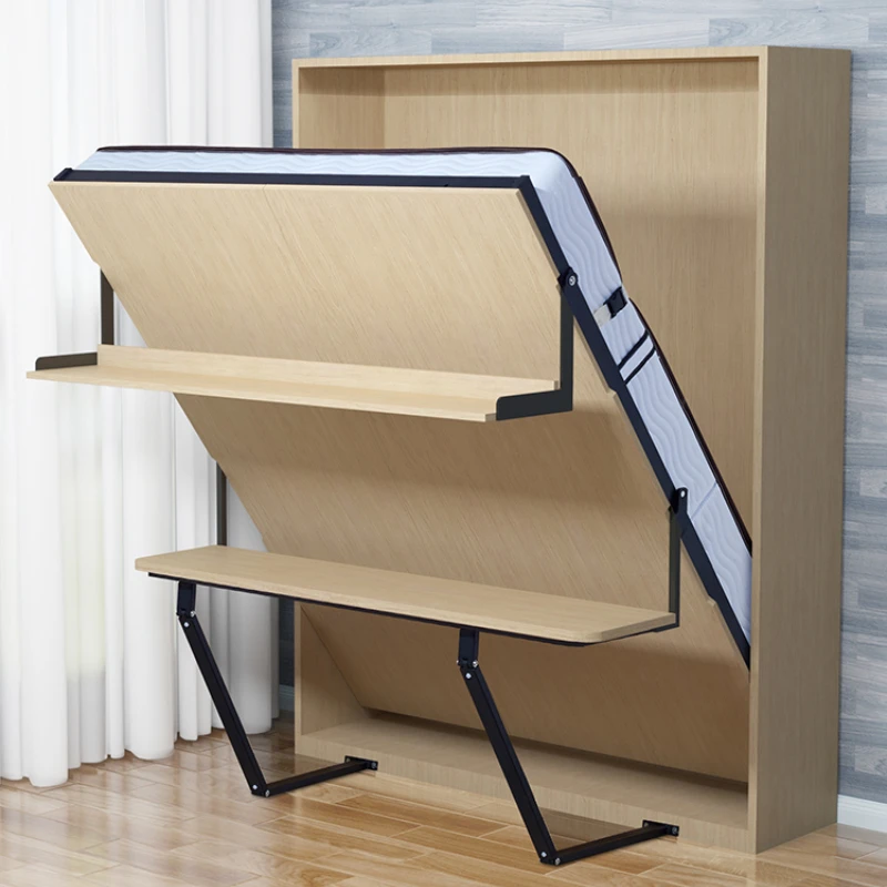 Desk Invisible Bed Multi-Functional Combination Lower Flip Bed Wall Hidden Folding Wall Bed