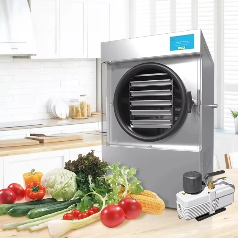 7kg Home Commercial Freeze Dryer 9.33kW/h Energy Saver for Fruit Vegetable Candy Drying
