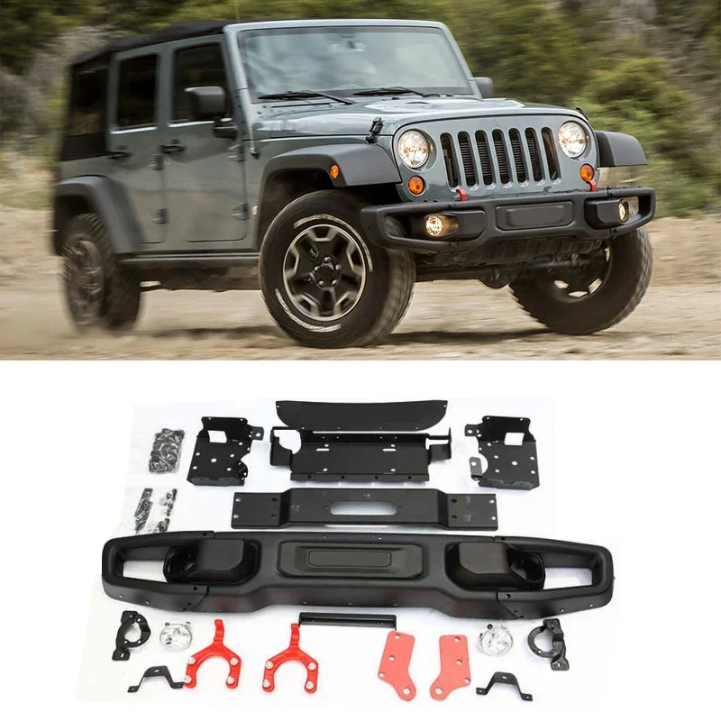 

Передний бампер на 10 юбилей с U-образной трубкой для Jeep JK Wrangler 2007-2018