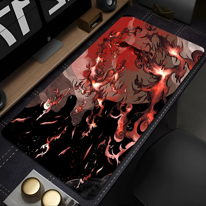 Japan Anime Mouse Pad Black And White Manga Keyboard Rug Laptop Sukuna Gaming Mousepad PC Accessories J-jujutsu Kaisen Desk Mat