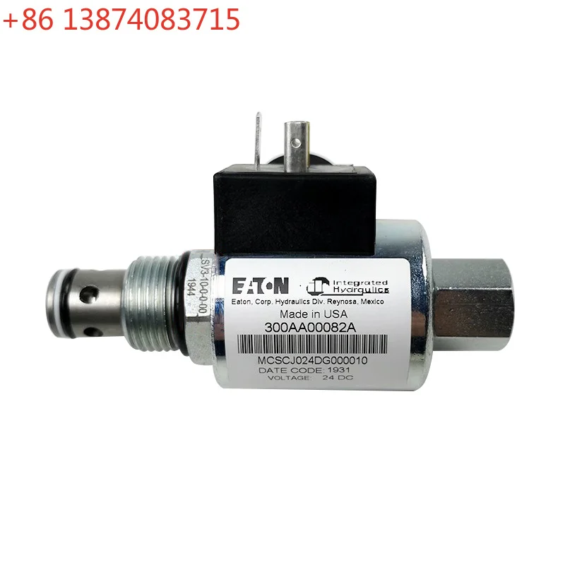 Válvula Solenoide Refrigerada por Aire para Camión Bomba de Concreto Sany, Válvula de Cartucho Vickers SV3-10, Válvula de Control Direccional SV3-10-C-0-00
