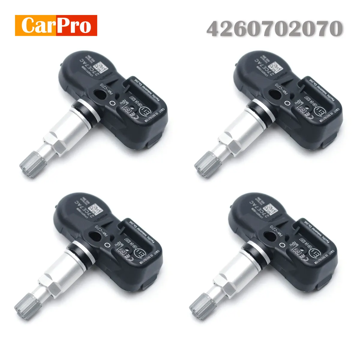 4260702070 Tyre Pressure Sensor for Toyota Yaris bZ4X 86 Aygp X for Subaru Solterra for Mazda 2 Hybrid 433MHz