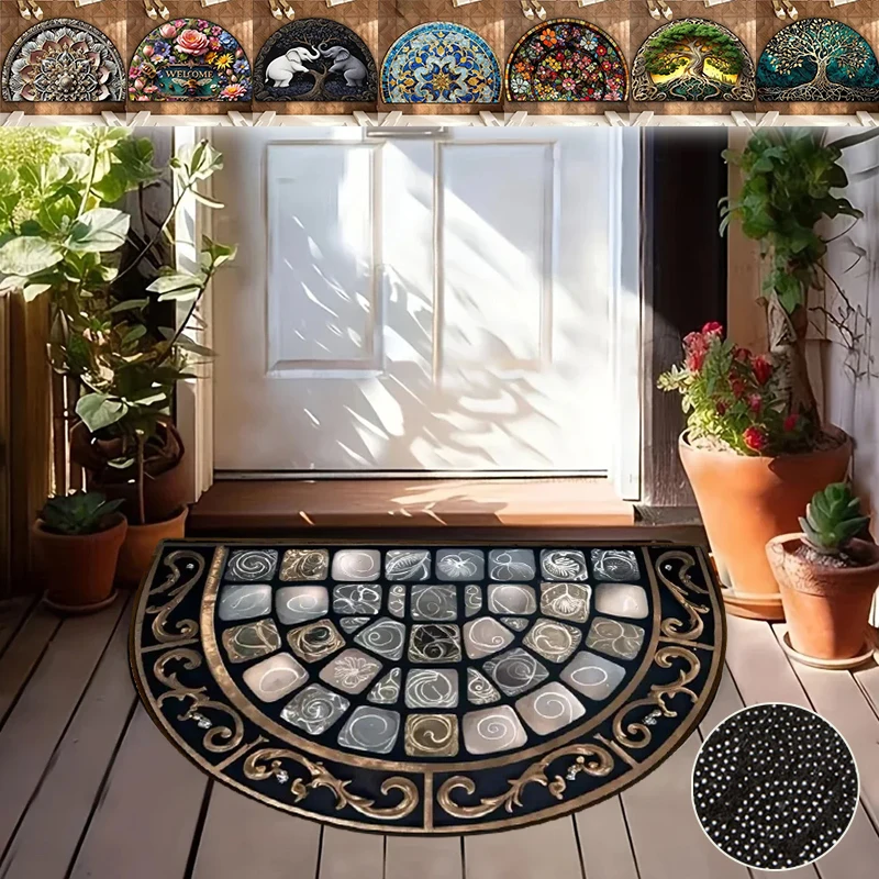 

Skin friendly suede Entrance Carpet Americanstyle Antislip Stain resistant Welcome Door Mat Outdoor Garden Decorative Carpet 발매트