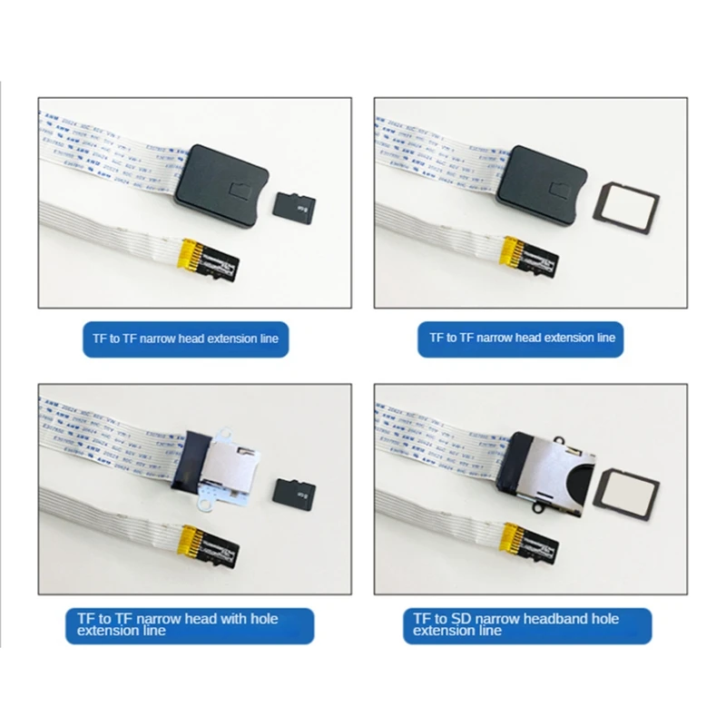 Micro-SD Card Extension Navigation Camera TF Card Tester Monitors SD To TF Narrowhead Design For External Conversion