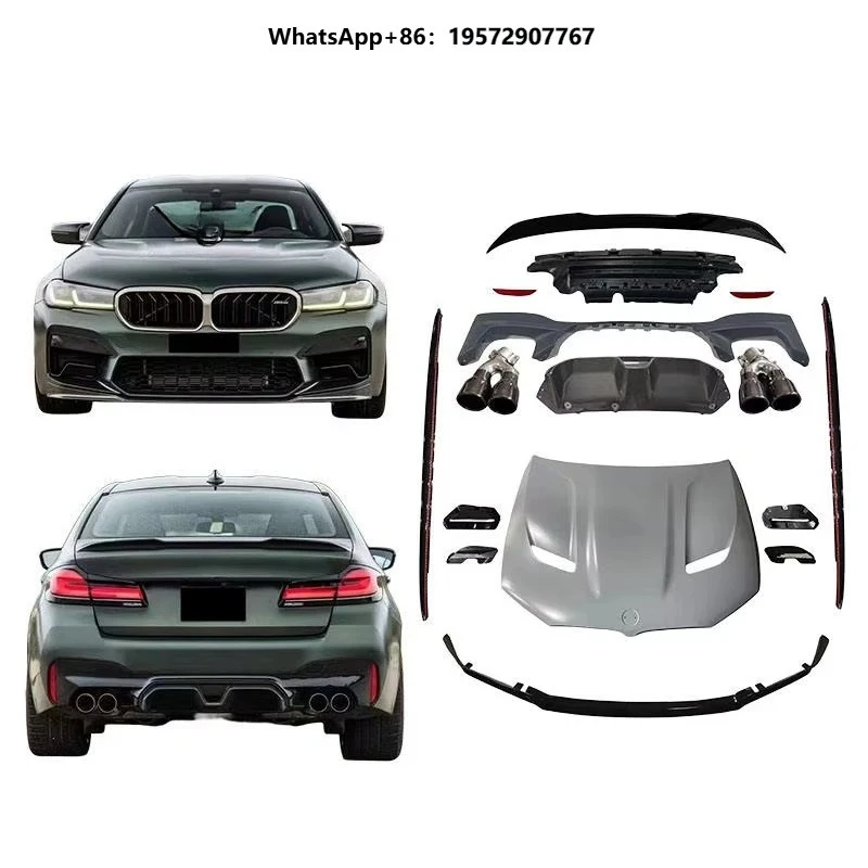New Hot Selling High Quality 5S Car Bumper Front Lip Rear Diffuser Hood Exhaust Pipe Bodykit Clips 1 Year Warranty for G30 G38
