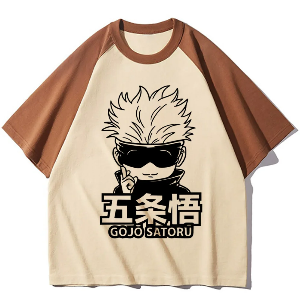 Satoru Gojo Tee women funny manga top girl 2000s clothing