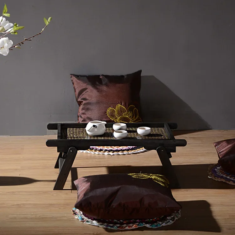 

Southeast Asian Bamboo Tray Table - Foldable Legs for Breakfast in Bed