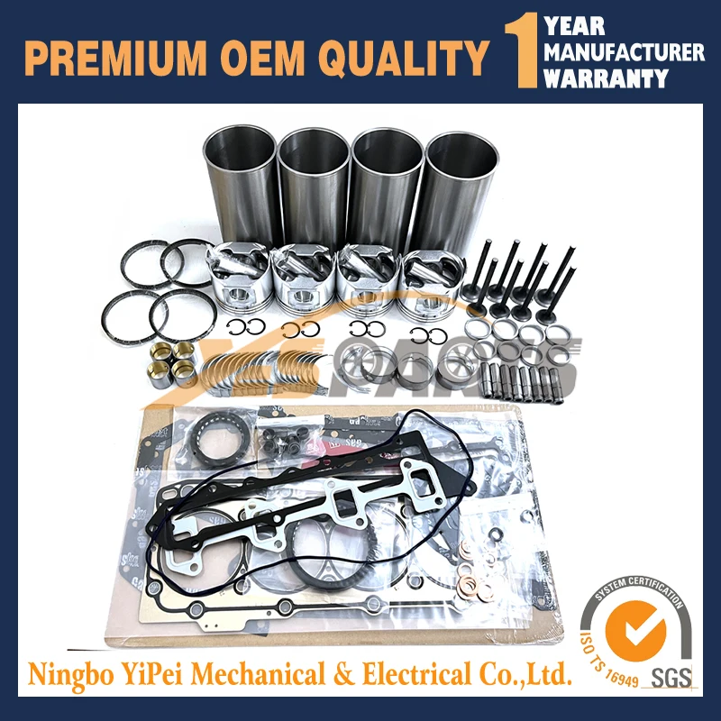

Для двигателя Yanmar 4TNE88 комплект для восстановления двигателя подкладка поршневое кольцо подшипник Головка Комплект прокладок