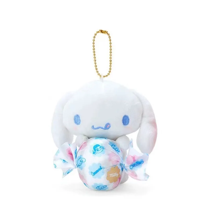 Kawaii Sanrio HelloKitty Plush Toy MyMelody Kuromi Cute Lollipop Series Anime Plush Keychain Backpack Pendant Girl Holiday Gift