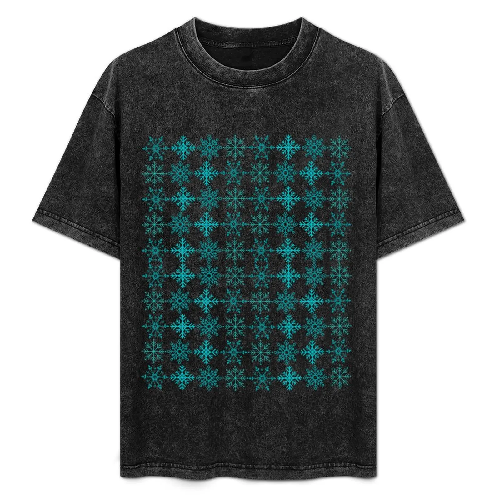 

Snow Crystals T-Shirt Utility Casual Work T-Shirt
