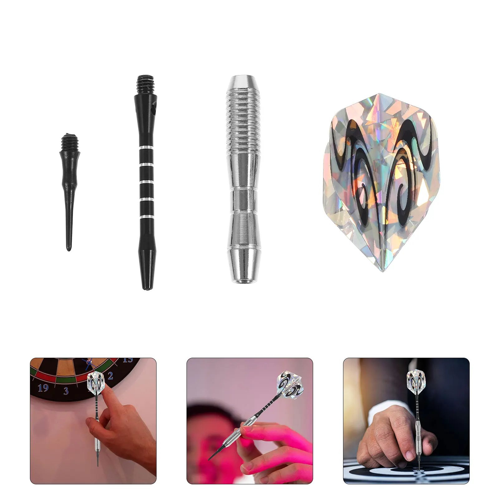 

Soft Dart Indoor Games Tip Point Plastic Short Stems Outdoor Toys Accessories Kit Accessory