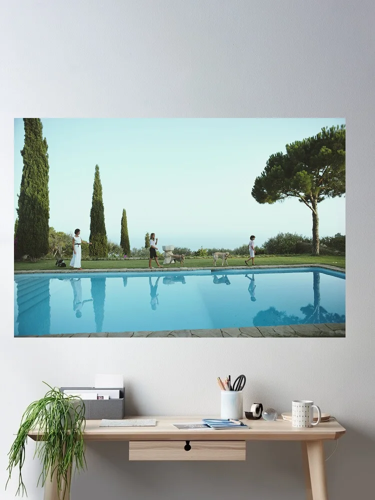 Slim Aarons 'Roca Llisa', Print Art Canvas Poster, Living Room, Home Wall Decor Picture