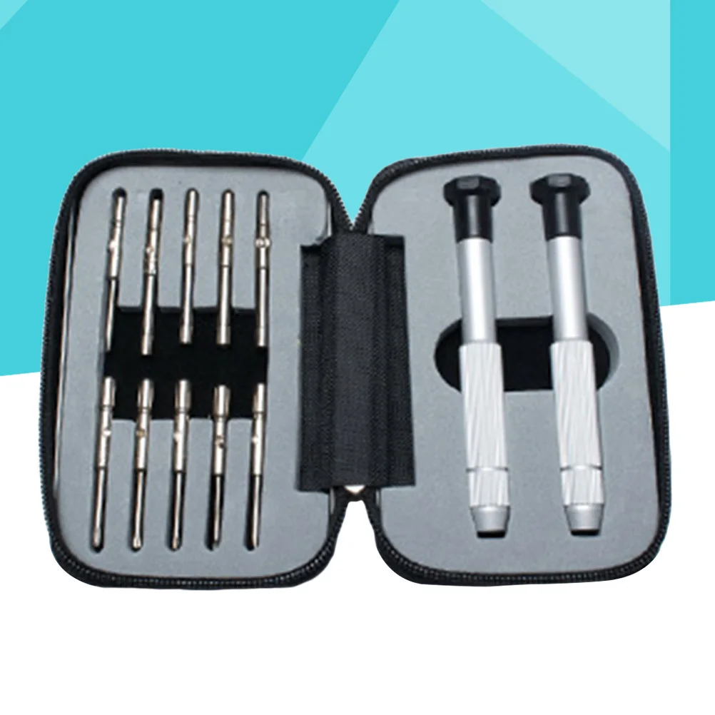 

12pcs Eyeglasses Repair Kit Screwdriver Set For Glasses Sunglasses Watches Jewelry Nose Pads Ear Hooks Screws Tools