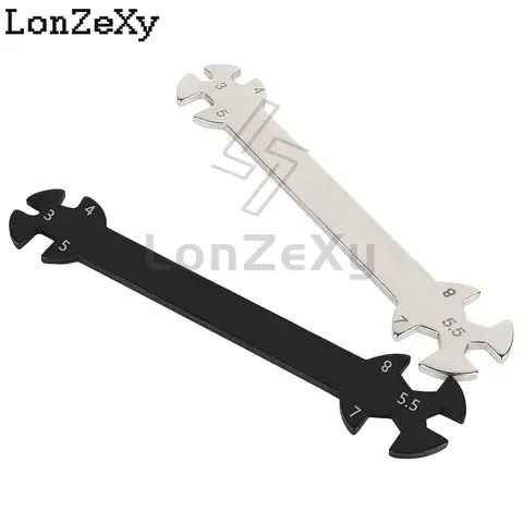 RC 자동차 모델 도구 너트 스패너 멀티 턴버클 렌치 3mm 4mm 5mm 5.5mm 7mm 8mm RC 교체 부품 렌치 스패너