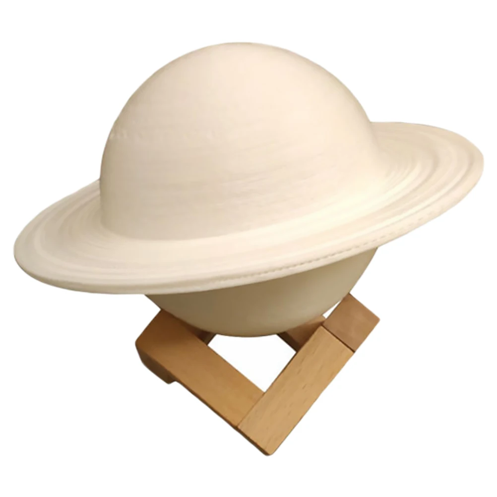 

Moon Lamp Premium Material Durable Practical Night Light Unique Jupiter Design Delicate Details Indoor Decor Plastic Wood