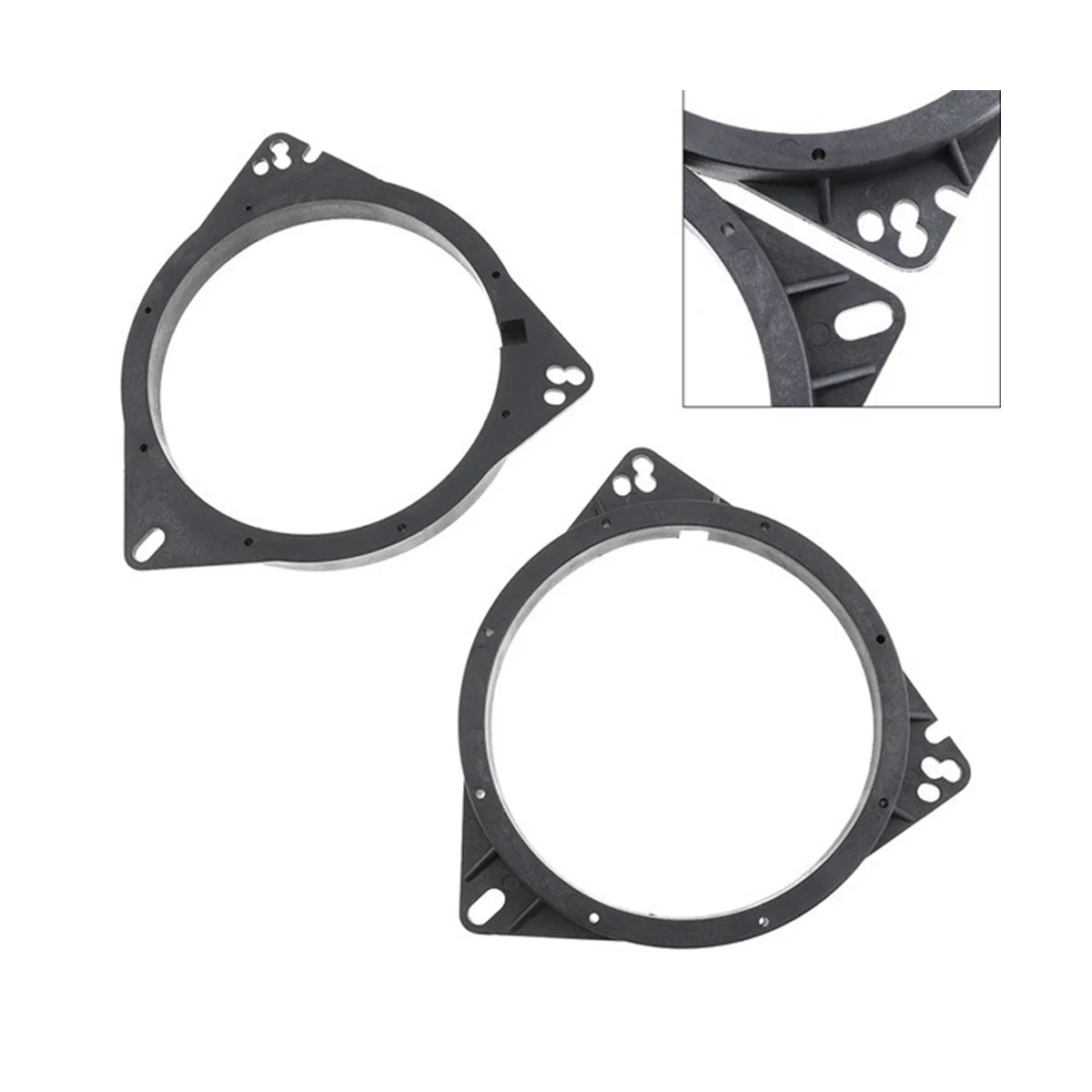 2Pcs 6.5 Inch Horn Washer Adapters Brackets Speaker Mount Plates for Lexus RX/ES Toyota Corolla Rumion