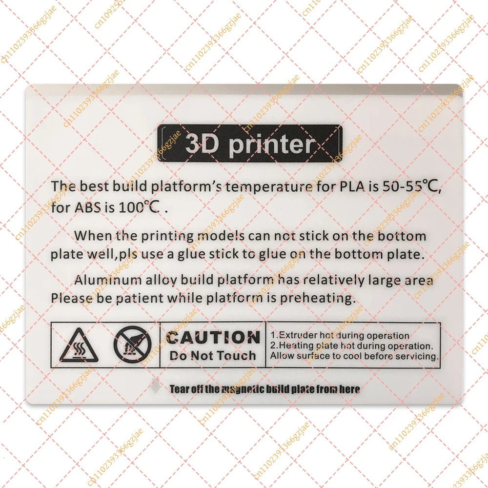 

PC Plate And Double Sided PEI Plate For For QIDI TECH X-Plus /I Mates 3D Printer: 1pcs Kit