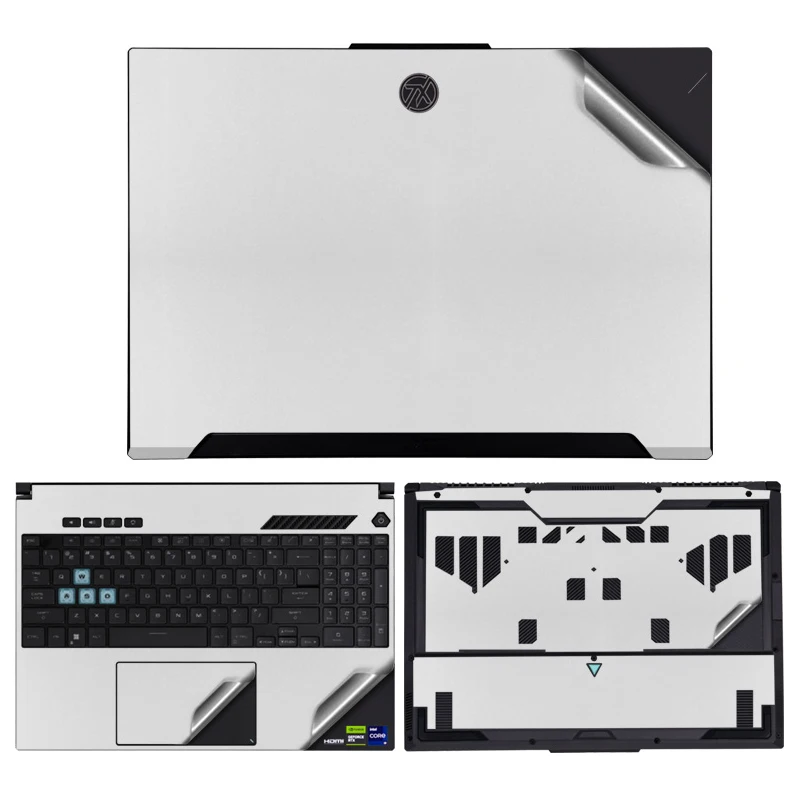 

Наклейки для ноутбука ASUS TUF GAMING FA507UV FA507VV4, виниловая наклейка с перекрестным вырезом, без остатков
