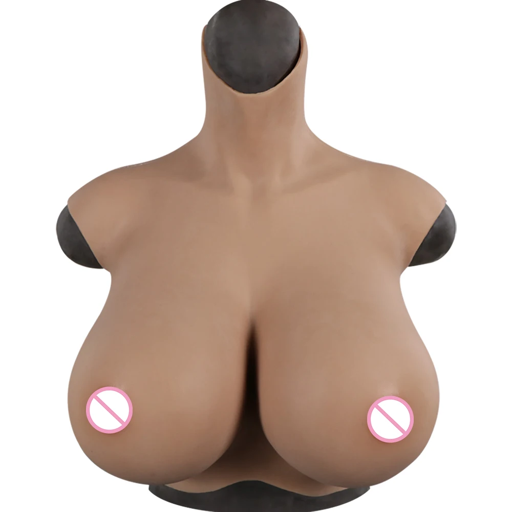 S/Z Cup Realistic Silicone Huge Breast Forms For Transgender Fake Big Boobs for Crossdressers Drag Queen Shemale Cosplay