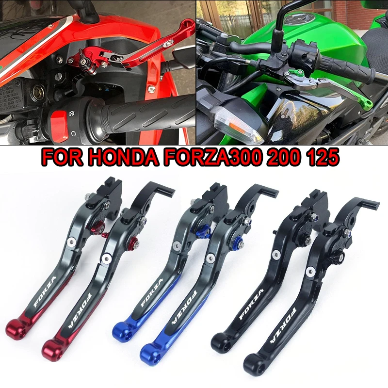 

For HONDA FORZA300 FORZA250 FORZA125 Forza 300 200 125 Motorcycle CNC Adjustable Folding Extendable Brake Clutch Levers Handle