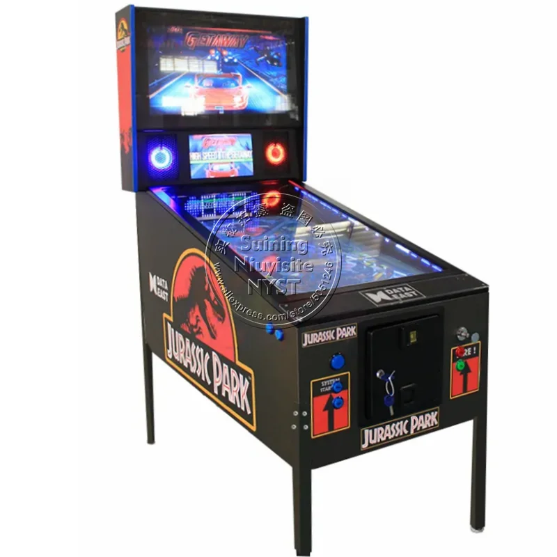 1200 Games Virtual Flipper Pinball Machines Game Room Bar Club Family Home Entertainment Coin Operated Digital Arcade Machine