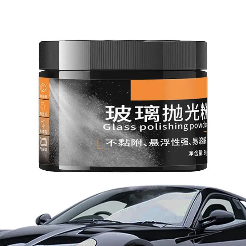 

80g Car Windshield Polishing Powder Glass Mirrors Composite Repair Removal Polishing Window Powder Scratch Oxide Cerium Tool