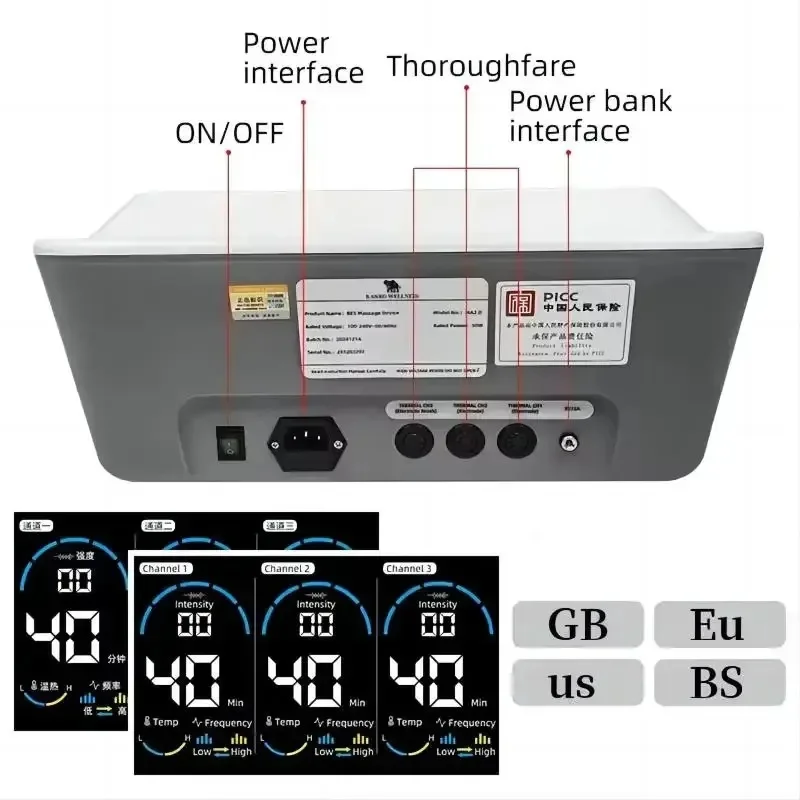 Electric Scraping Meridian Back Pain Massager Machine - Therapy for Cold And Dampness Traditional Chinese Medicine Pain Relief T