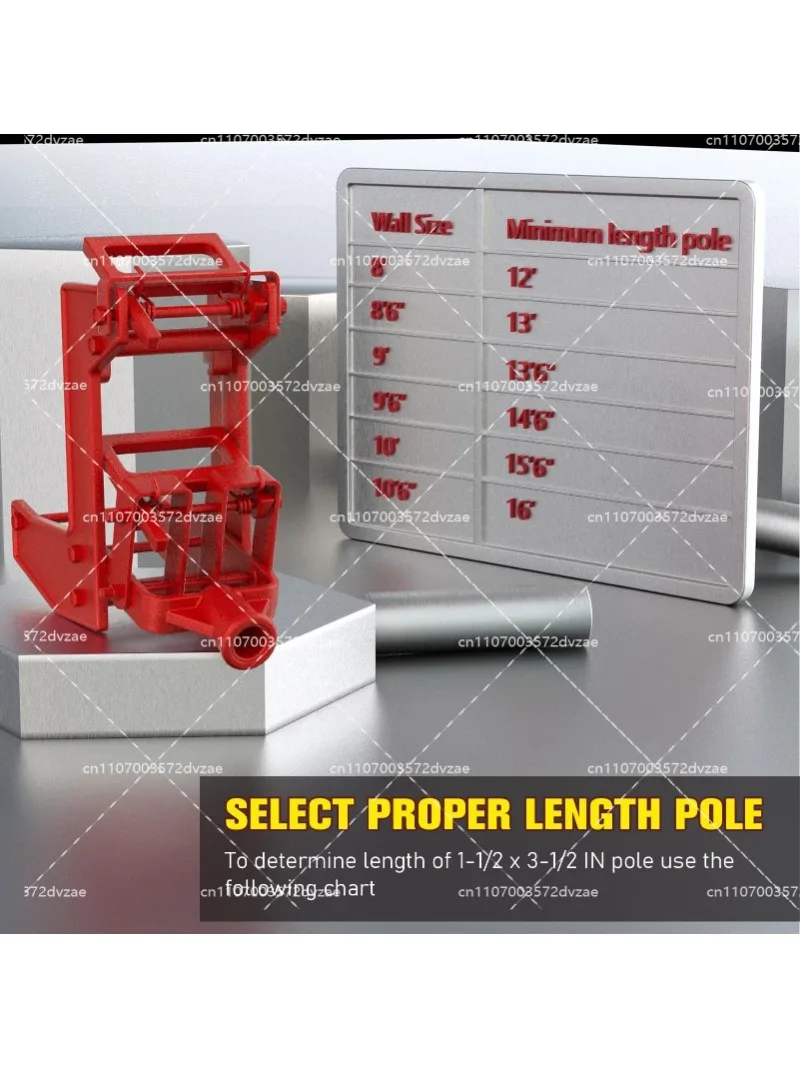 Portable Wall Jack for Wood Framing, Drywall Lifting Tool for Construction