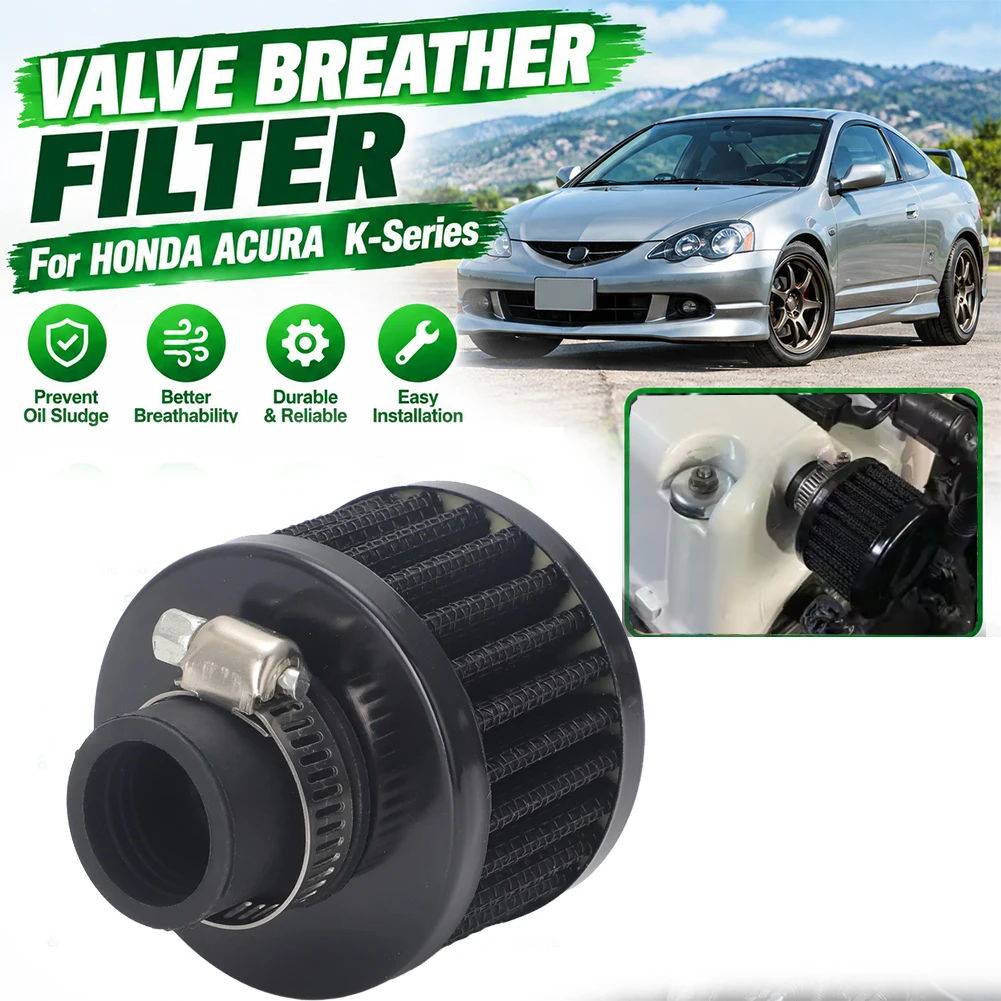 VALVE COVER BREATHER FILTER For HONDA Integra Civic RSX K-swap K20 K20A K20Z K24  K-Series EG EK VALVE BREATHER CRANKCASE FILTER