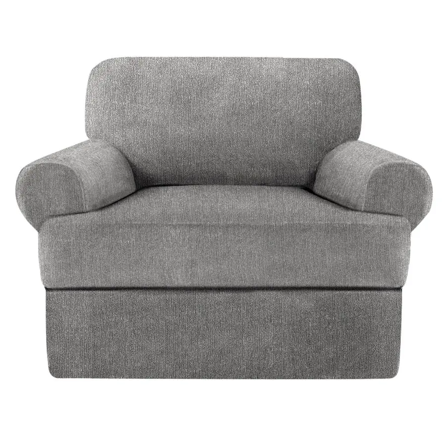 

2 штуки чехлов для стульев с подлокотниками, суперэластичные чехлы для стульев для гостиной, универсальные чехлы для стульев для домашних животных, противоскользящие.