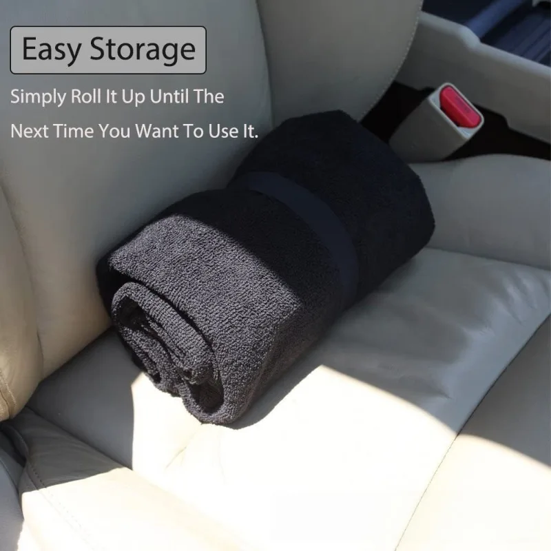 Waterproof Car Seat Cover Non Slip Sweat Absorbent Seat Protector Pad Universal Fit Front Cushion Cover for SUV Truck Interior 4