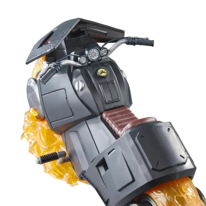 In Stock Ghost Rider And Motorcycle Fighting Vehicle 85th Anniversary Series 6-Inch Ml Doll Doll Model Handmade Ornament view 2