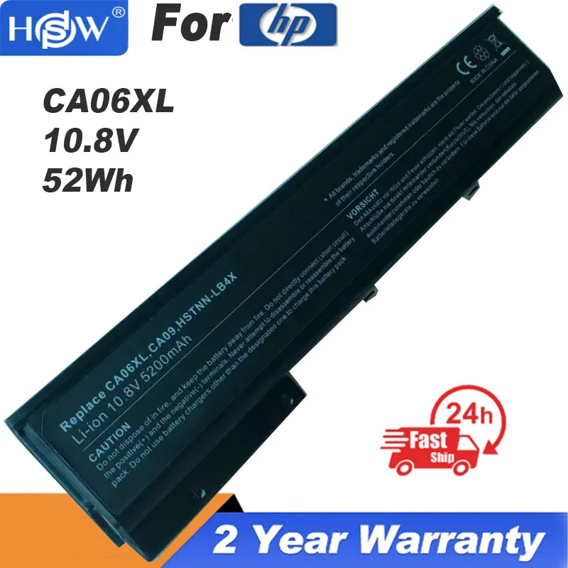 

6 cells Laptop Battery for HP ProBook 650 CA06 640 645 650 655 G1 G0 CA09 CA06XL HSTNN-DB4Y HSTNN-LB4X HSTNN-LB4Y