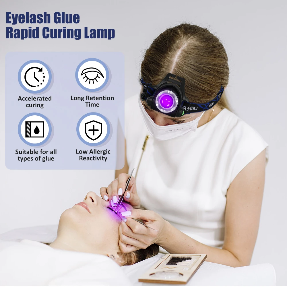 UV-Wimpernlampe für Wimpernverlängerungen, Boden-UV-Gel-Nagellampe mit Fußpedalsteuerung, UV-Nagelhärtungs-Wimpernlampe – Detail 6