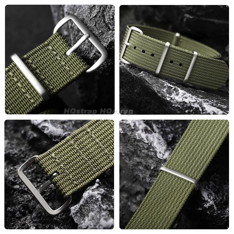 18 مللي متر 19 مللي متر 20 مللي متر 22 مللي متر النايلون حزام (استيك) ساعة مضلع حزام لهواوي ساعة GT3/4/5 ل Seiko ل أوميغا مضفر سوار معصمه الرياضة