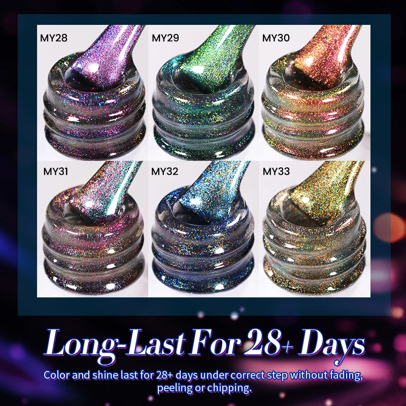 BORN PRETTY 9D Polaris Cat Magnetic Gel Nail Polish Glass Water Light UV Semi-permanent Enamels Varnish 10ml Soak Off UV LED