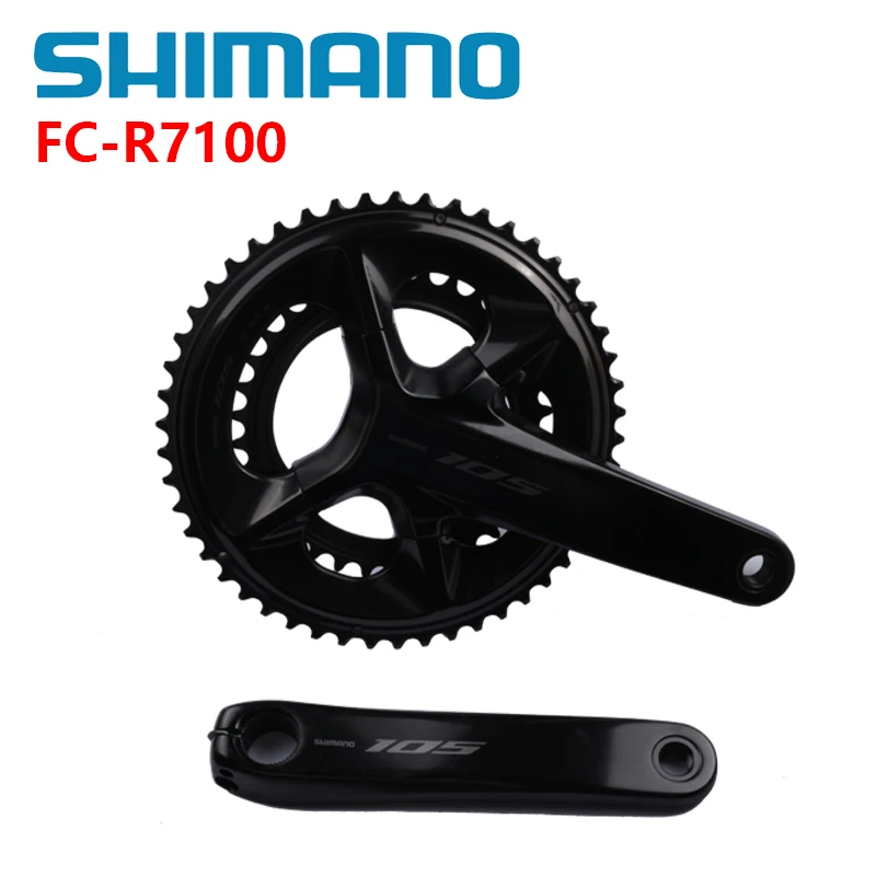 Shimano 105 HOLLOWTECH II R7000 2x11s Di2 R7100 2x12s 165/170/172.5/175mm 50-34T 52-36T 53-39T For Road Bike Bicycle Crankset