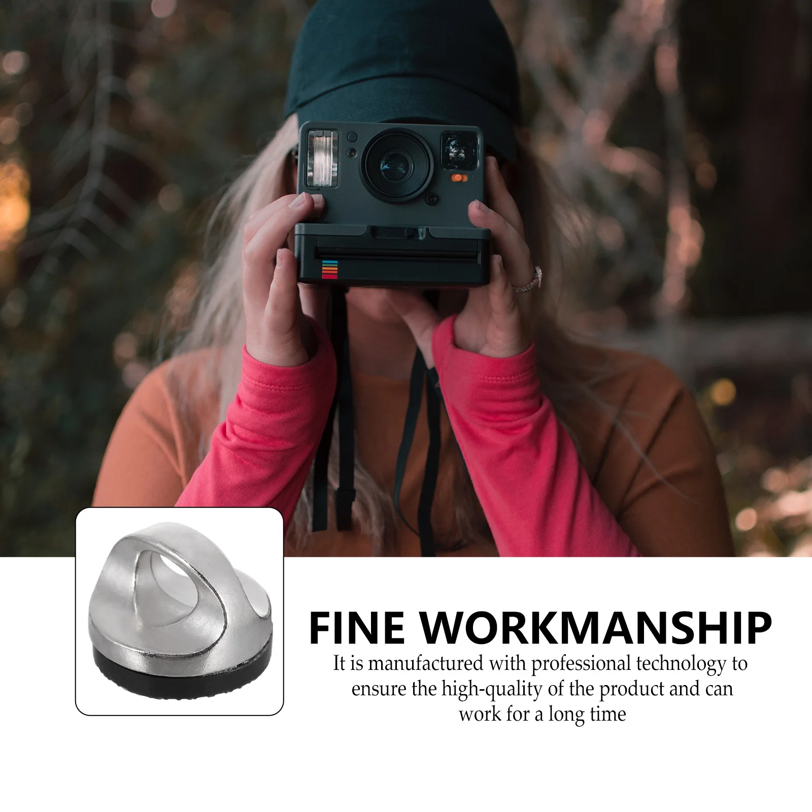 

4pcs 1/4 Inch Camera Neck Strap Screw Holder With Silicone Gasket Quick Release For Camera Accessory Mounting D-Ring Screw