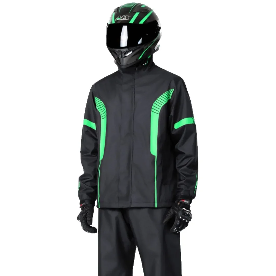 Good Motorcycle Riding Clothes Anti-special Men's Anti-rainstorm Split-body Raincoat Set