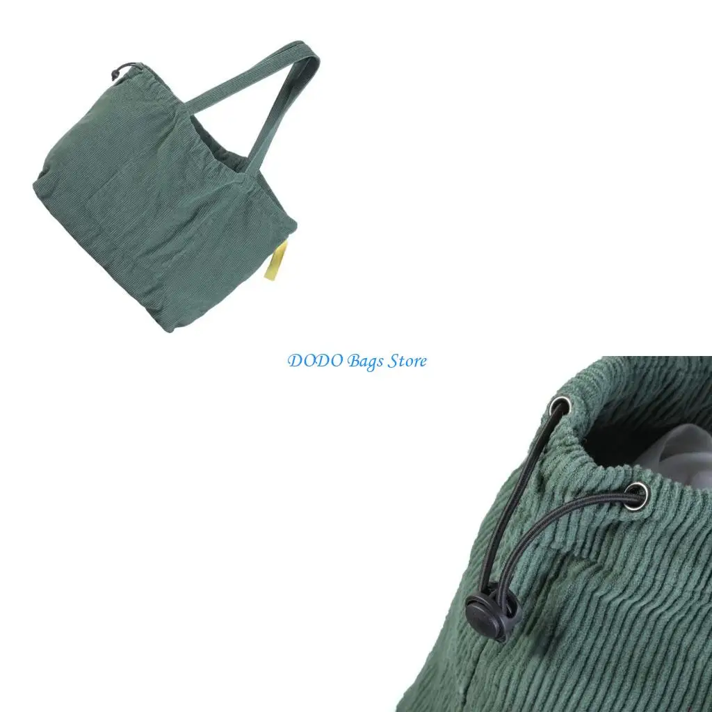 

Elegant Corduroy Shoulder Bag For Women Handbag Suitable For Various Occasion