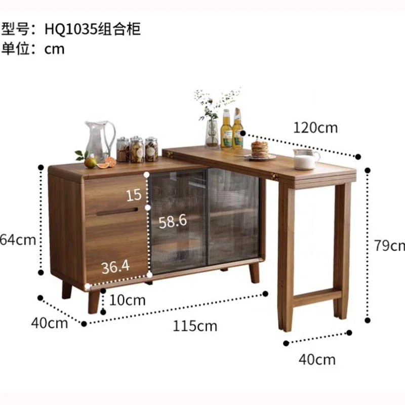 

Wooden Insular Dining Tables Coffee Living Room Luxury Folding Dining Tables Italian Design Home Furniture Mesa De Jantar LLDT