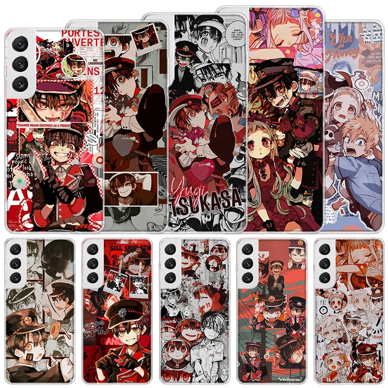 Anime Toilet Bound Hanako Kun Soft Case For Samsung Galaxy M12 M21 M30S M31 M32 M51 M52 Phone Cover Note 8 9 10 + 20 Ultra J4 J6